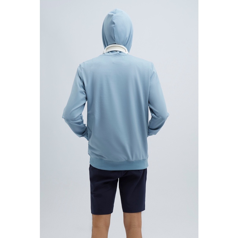 esp-เสื้อฮู้ดดี้ปักโลโก้-ผู้ชาย-สีฟ้าอ่อน-logo-embroidered-hoodie-3682