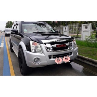 *แนะนำ* หน้ากระจัง DMAX All New 2012 แปลงเสร้จแต่งใส่ Isuzu mu-7 2007-2011 ให้เป็นหน้า D max All New + Logo สีแดง