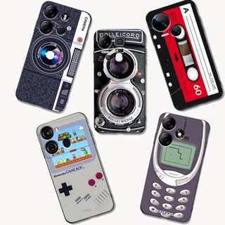 เคสโทรศัพท์มือถือ ลายเทปกล้อง สําหรับ TECNO SPARK GO 2023 10 PRO 4G 5G 10C POP 7 PRO