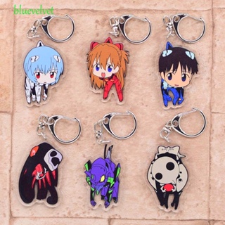 Bluevelvet พวงกุญแจ จี้การ์ตูนอนิเมะ Evangelion Ayanami Rei Ikari Shinji สองด้าน อุปกรณ์เสริม สําหรับห้อยกระเป๋า