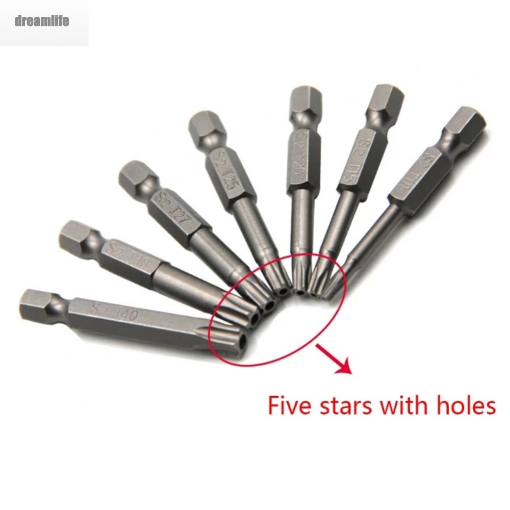 dreamlife-high-quality-t10-t40-five-point-star-head-screwdriver-bit-with-magnetic-attachment
