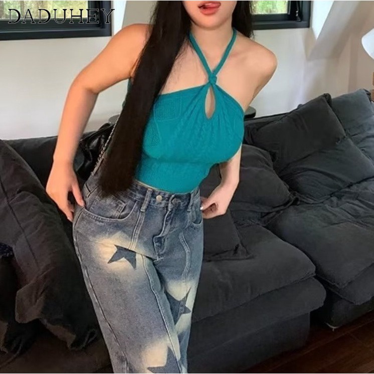 daduhey-new-american-style-ins-retro-jeans-star-womens-niche-high-waist-wide-leg-plus-size-casual-mop-pants