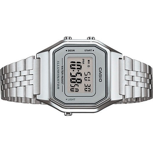 ภาพหน้าปกสินค้าCASIO นาฬิกาข้อมือ CASIO รุ่น LA680WA-7DF วัสดุสเตนเลสสตีล สีเงิน จากร้าน casioth บน Shopee