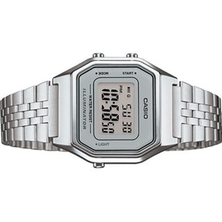 ภาพขนาดย่อของภาพหน้าปกสินค้าCASIO นาฬิกาข้อมือ CASIO รุ่น LA680WA-7DF วัสดุสเตนเลสสตีล สีเงิน จากร้าน casioth บน Shopee ภาพที่ 1