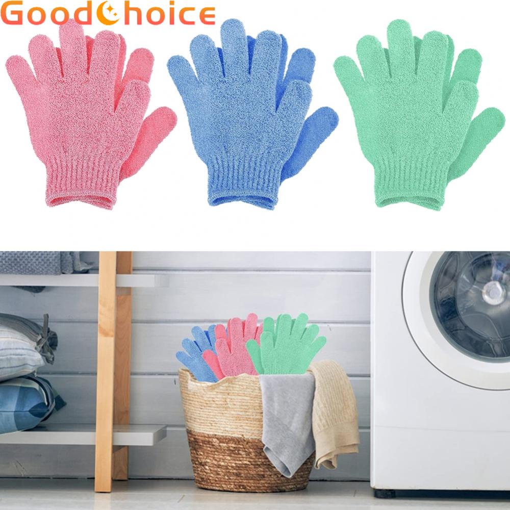 【Good】Exfoliating Gloves Multifunction Nylon Reuseable Skin Loofah