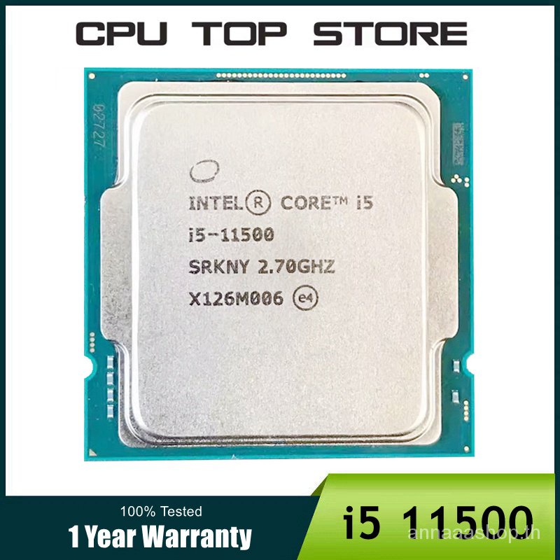โปรเซสเซอร์ CPU Intel Core i5-11500 i5 11500 2.7 GHz Six-Core Twelve ...