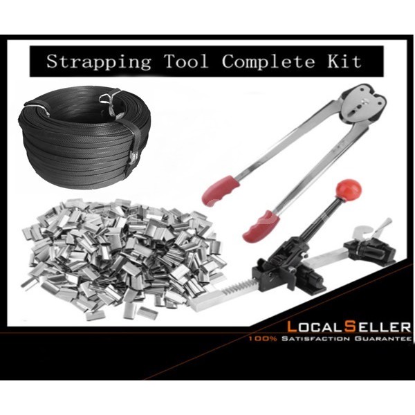 manual-steel-strapping-tool-with-strapping-sealer-tool-ฟรีสายรัด-กิ๊บรัด