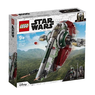 พร้อมส่ง บล็อกตัวต่อเลโก้ Star Wars 75312 Boba Fetts Starship จัดส่ง 24 ชั่วโมง