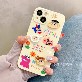 เคสโทรศัพท์มือถือ TPU แบบนิ่ม ลายการ์ตูนชินจัง กันกระแทก สําหรับ iPhone 14 13 12 11 Pro Max