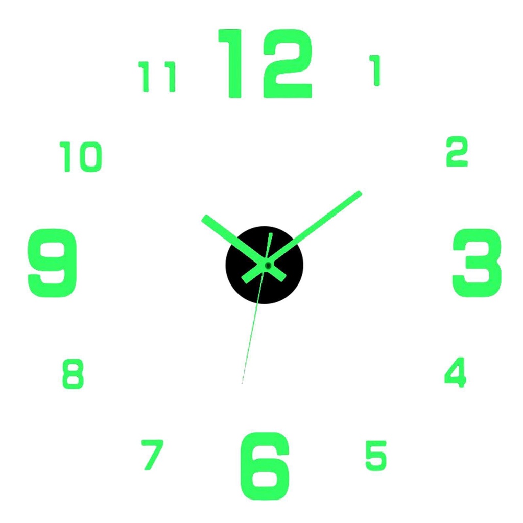 สติกเกอร์นาฬิกาแขวน-อะคริลิค-เรืองแสง-diy-สําหรับตกแต่งบ้าน