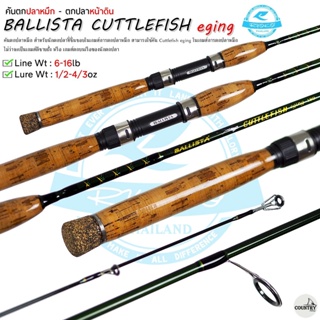 คันเบ็ดตกปลา BALLISTA CUTTLEFISH EGING 6ฟุต สปิน 1ท่อน 6-16lb ใช้งานได้หลากหลาย ราคาประหยัด