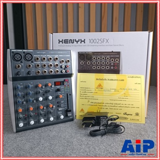 BEHRINGER XENYX-1002SFX mixer มิกเซอร์แบบอนาล็อค 10 Input 2 Bus Mixer with XENYX Mic Preamps, British EQs and Multi-F...