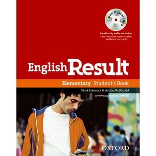 (Arnplern) : หนังสือ English Result Elementary : Students Book +DVD (P)