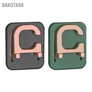 DAKOTASK ที่วางไดร์เป่าผม Wall Mount Blow Dryer Organizer เครื่องมือดูแลเส้นผมสำหรับห้องน้ำโรงแรม