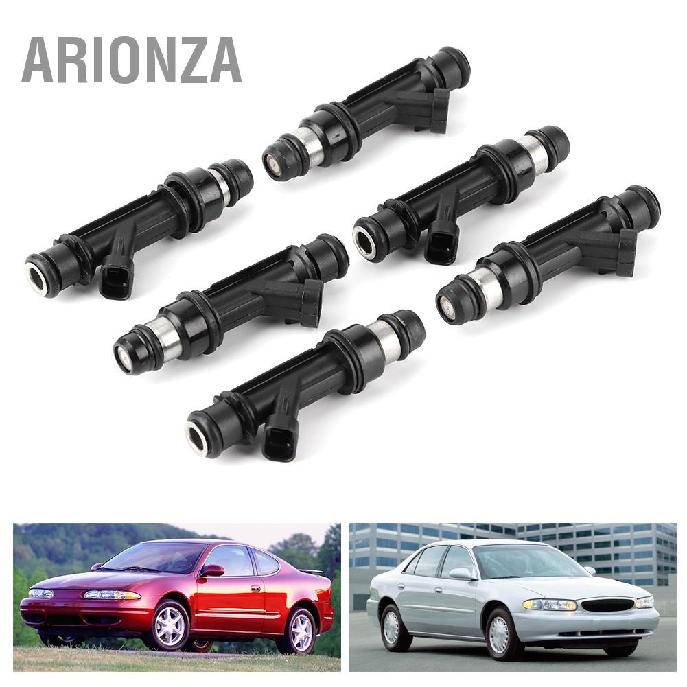 arionza-6-ชิ้นรถหัวฉีดเชื้อเพลิง-25323971-เปลี่ยนเหมาะสำหรับบูอิคเซ็นจูรี่-3-1l-v6