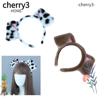 Cherry3 ที่คาดผมหูสุนัข ที่คาดผมโลลิต้า โกธิค ตุ๊กตา คอสเพลย์ น่ารัก หูสัตว์ ที่คาดผมผู้หญิง เด็กผู้หญิง