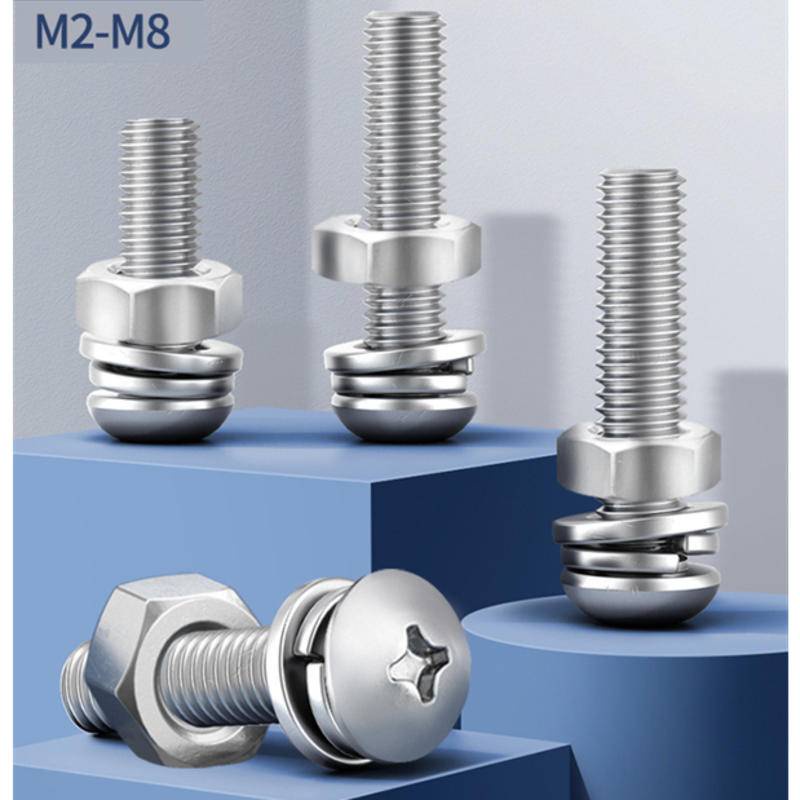 m5m6-ชุดสกรูแหวนรอง-สเตนเลส-316-หัวแบน-ขนาดใหญ่-m5m6