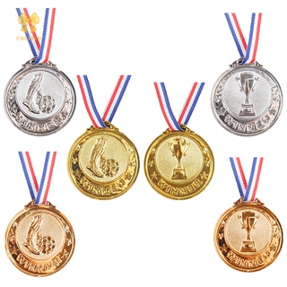 Chuffed> เหรียญรางวัลฟุตบอล รางวัลรางวัล รางวัล รางวัล รางวัล สีทอง สีเงิน สีบรอนซ์ ของเล่นสําหรับเด็ก ของขวัญ ของที่ระลึก กีฬากลางแจ้ง