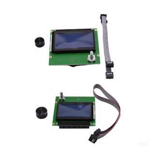 Bonj แผงควบคุมหน้าจอ Lcd 12864 สําหรับเครื่องพิมพ์ 3D Reprap1 4