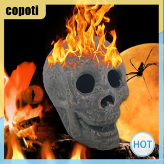 Copoti กะโหลกหน่วงไฟ ทนไฟ สําหรับตกแต่งปาร์ตี้ฮาโลวีน บ้าน