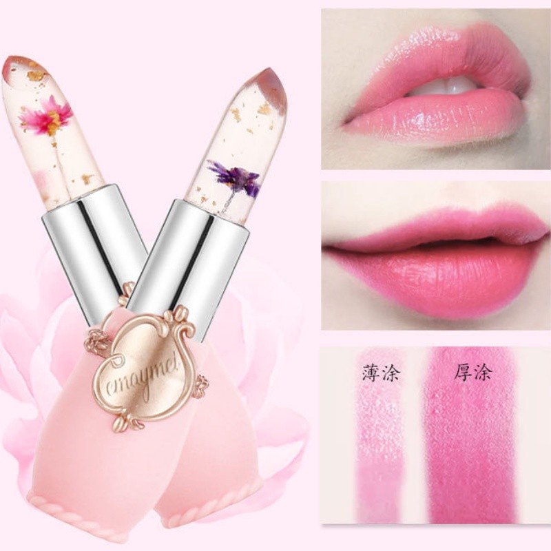 julystar-emaymei-beauty-bright-flower-crystal-jelly-ลิปสติก-เมจิกเปลี่ยนสีลิปสติก