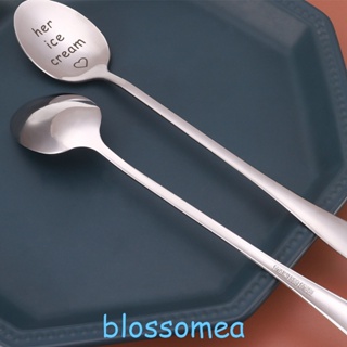 Blossomea ช้อนกาแฟ ซุป ไอศกรีม สเตนเลส