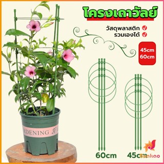 BUAKAO โครงเถาวัลย์ เสามะเขือเทศ โครงปลูก อุปกรณ์สำหรับพืชไม้เลื้อย 45cm 60cm plant trellis