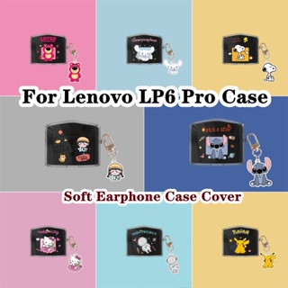 【ส่วนลด】เคสหูฟัง แบบนิ่ม แบบใส ลายนักบินอวกาศ สําหรับ Lenovo LP6 Pro LP6 Pro