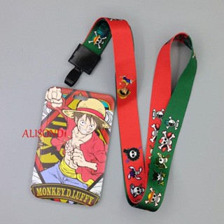 Alisond1 ฝาครอบป้องกัน การ์ตูน ของขวัญ Chopper Usopp Doflamingo ลูฟี่ การ์ด เคส นามิ ID รถบัส การ์ด