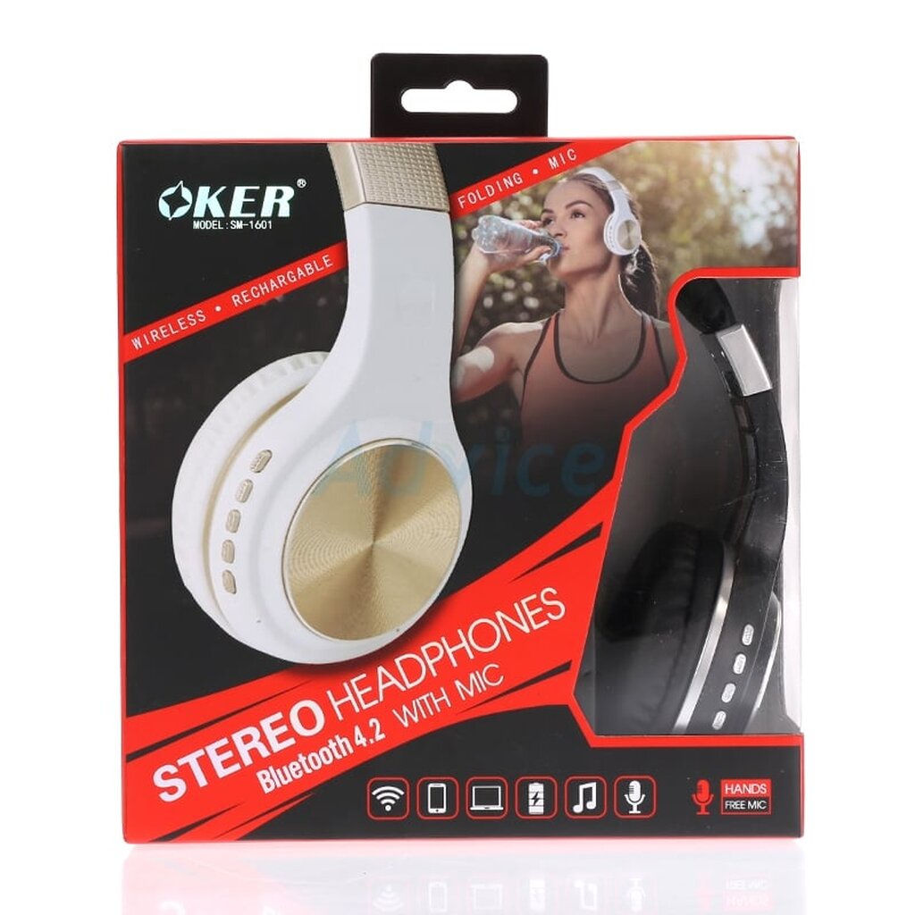 headphone-bluetooth-oker-sm-1601-sliver