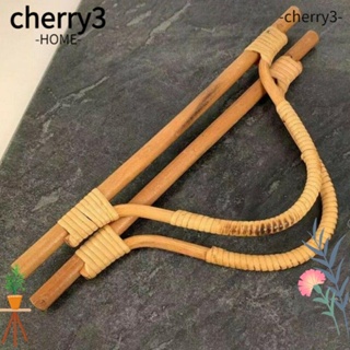 Cherry3 หูหิ้วกระเป๋าไม้ไผ่ รูปตัว D คุณภาพสูง สําหรับกาน้ําชา