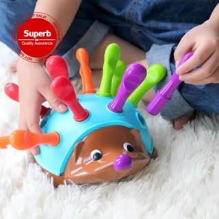 【COD】ของเล่นเด็ก ตุ๊กตาเม่น Montessori F9C2