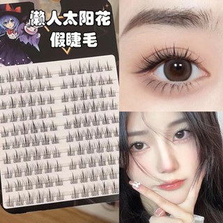 Lazy man trilogy pure wild demon eyelash false eyelash supernatural novice self-adhesive V-shaped lower eyelash pocket stove cover