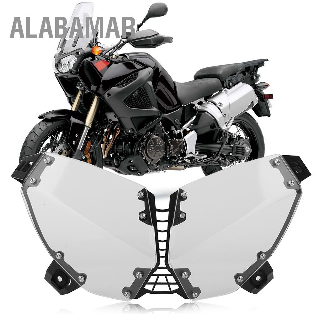 alabamar-ตัวป้องกันไฟหน้ารถจักรยานยนต์แบบใสเหมาะสำหรับ-yamaha-xt1200z-super-tenere-10-18