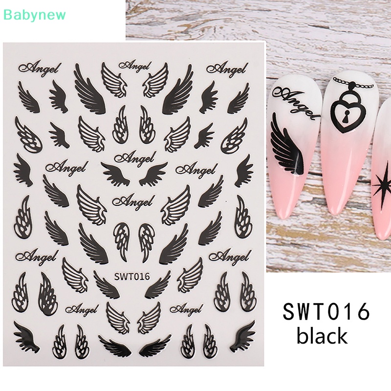 lt-babynew-gt-สติกเกอร์-ลายดวงอาทิตย์-ดวงจันทร์-ดาว-3d-มีกาวในตัว-สีเงิน-สําหรับติดตกแต่งเล็บ