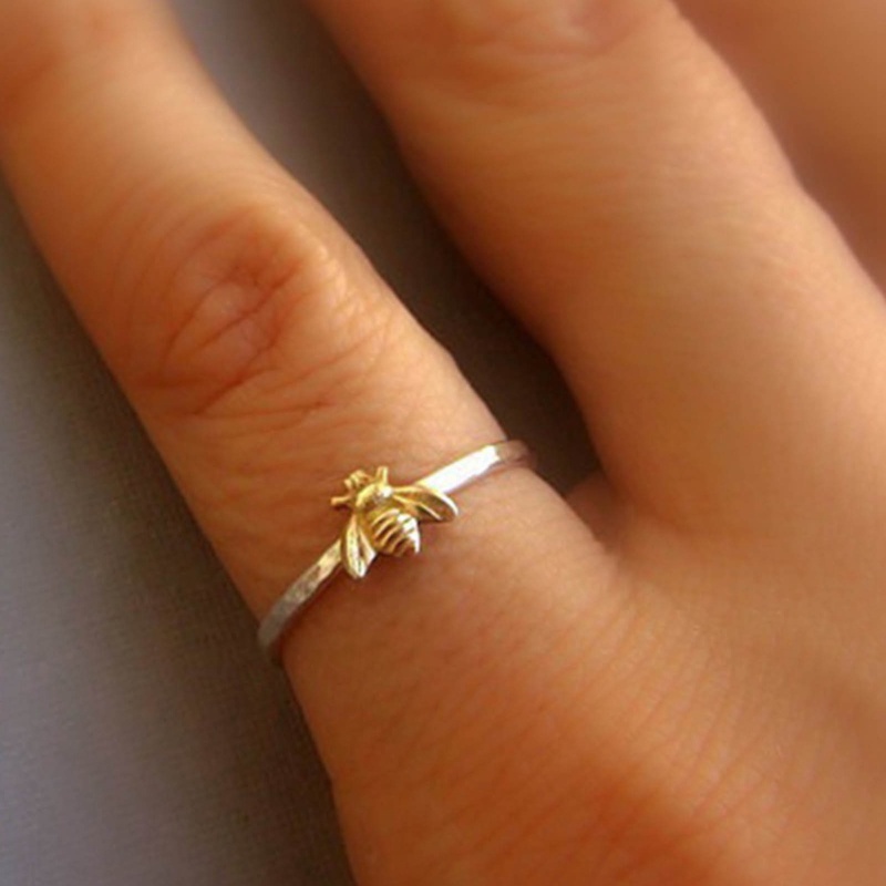 fancy-แหวนเครื่องประดับ-อินเทรนด์-สําหรับผู้หญิง-ผึ้งน้อยน่ารัก-แหวนน่ารัก-ปาร์ตี้-ของขวัญเด็กผู้หญิง