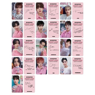 โปสการ์ด รูปภาพ SEVENTEEN CARAT LAND Darl+ing Lomo Cards Kpop สําหรับสะสม 13-16 ชิ้น ต่อชุด