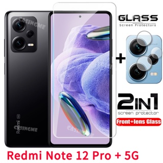 ฟิล์มกระจกนิรภัยกันรอยหน้าจอ เลนส์กล้อง ด้านหลัง แบบเต็มจอ สําหรับ Redmi Note12 5G 12Pro+ 5G Note 12 Pro + Note12Pro+ 12Pro Plus 4G 5G 2023