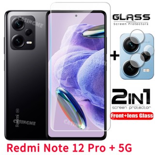 ฟิล์มกระจกนิรภัยกันรอยหน้าจอ เลนส์กล้อง ด้านหลัง แบบเต็มจอ สําหรับ Redmi Note12 5G 12Pro+ 5G Note 12 Pro + Note12Pro+ 12Pro Plus 4G 5G 2023