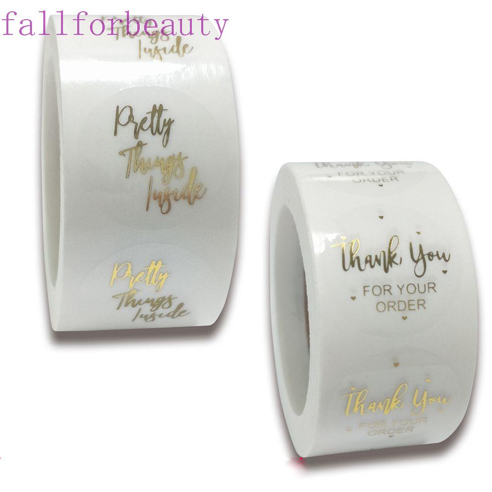 fallforbeauty-สติกเกอร์ฉลาก-thank-you-ทรงกลม-สําหรับตกแต่งสมุดภาพ-ซองจดหมาย-งานแต่งงาน