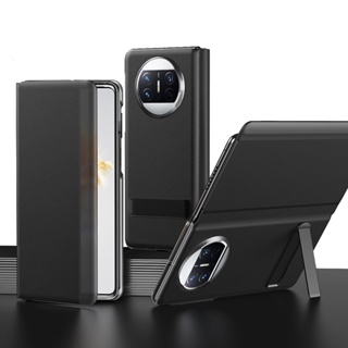 เคสโทรศัพท์มือถือหนัง PU ผิวด้าน ฝาพับ กันกระแทก ตั้งได้ สําหรับ Huawei Mate X3 ELVEV