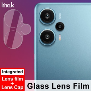 [ ฟิล์มเลนส์ + ฝาปิด ] ฟิล์มกระจกนิรภัยกันรอยหน้าจอ กันรอยเลนส์กล้อง HD สําหรับ iMak Redmi Note 12 Turbo 5G