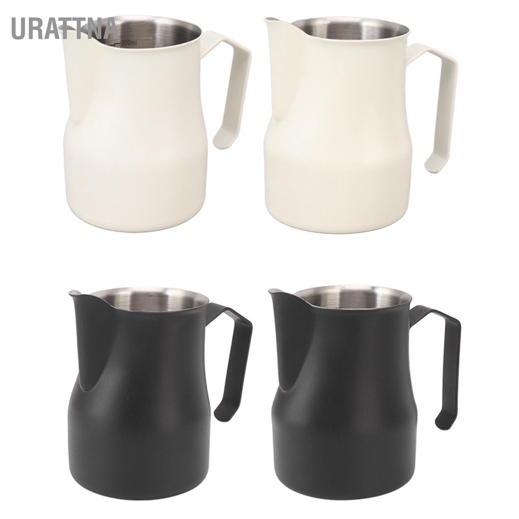 urattna-milk-pitcher-cup-304-stainless-steel-spout-mouth-scale-coffee-latte-for-work-office