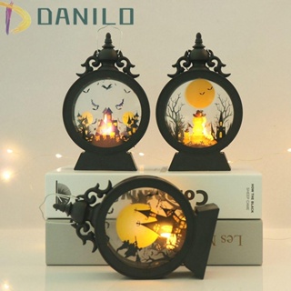 Danilo โคมไฟ LED รูปฟักทอง แม่มด สไตล์วินเทจ สําหรับแขวนตกแต่งบ้าน ปาร์ตี้ฮาโลวีน 1 ชิ้น