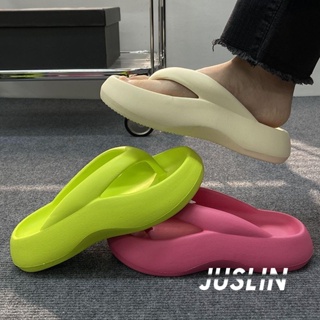 JUSLIN  รองเท้า รองเท้าแตะผู้หญิง อ่อนนุ่ม สไตล์เกาหลีฮ แฟชั่น สะดวกสบาย สุขภาพดี ทันสมัย คุณภาพสูง ทันสมัย Korean Style B29G05D 37Z230910