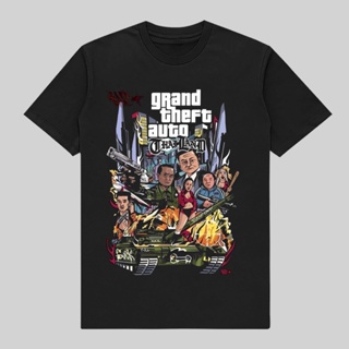 👕🛒 AMPBKK เสื้อสกรีนลาย "GTA" T-SHIRT