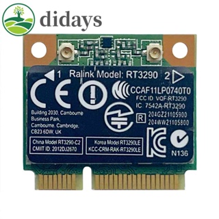 Rt3290 อะแดปเตอร์การ์ดเครือข่าย WiFi PCI-E 150M 2.4GHz บลูทูธ 3.0 Half Mini