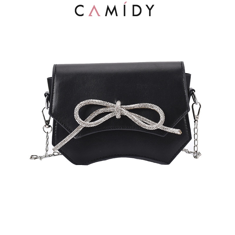 camidy-มินิกระเป๋าใบเล็กของผู้หญิงแฟชั่นอินเทรนด์ใหม่-rhinestone-กระเป๋าโซ่สไตล์ต่างประเทศกระเป๋าสะพายข้างเดียว