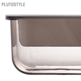  PLUTOSTYLE ที่วางกล่องกระดาษทิชชู่แบบใสที่ใส่กระดาษชำระสำหรับร้านอาหารในบ้านโต๊ะห้องน้ำห้องนอน