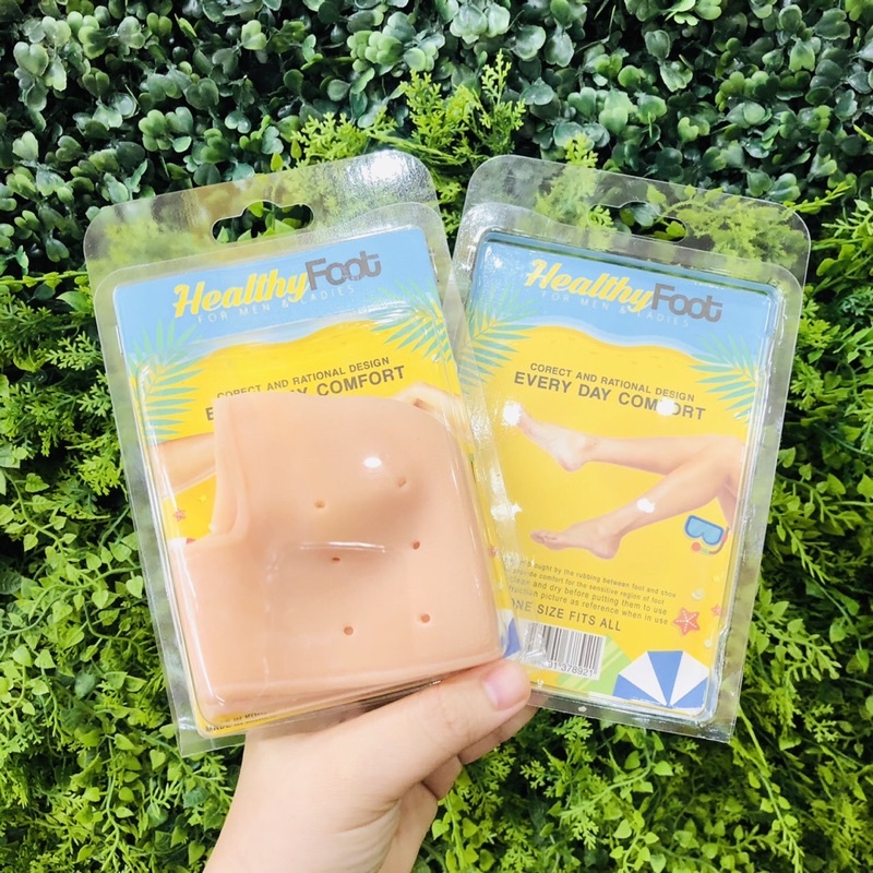 แพ็คคู่-ซิลิโคนรองส้นเท้า-แก้ปวดส้นเท้า-รองช้ำ-silicone-heels-cover